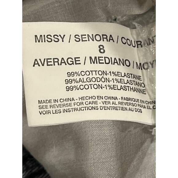 Vintage America Blues Boyfriend Jeans Size 8/29 Distressed Patchwork Denim - Picture 8 of 9